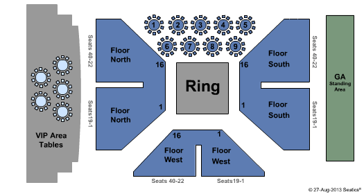 The Meadows - IA Boxing Seating Chart