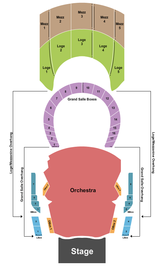 The Met - Philadelphia Endstage 2 Seating Chart