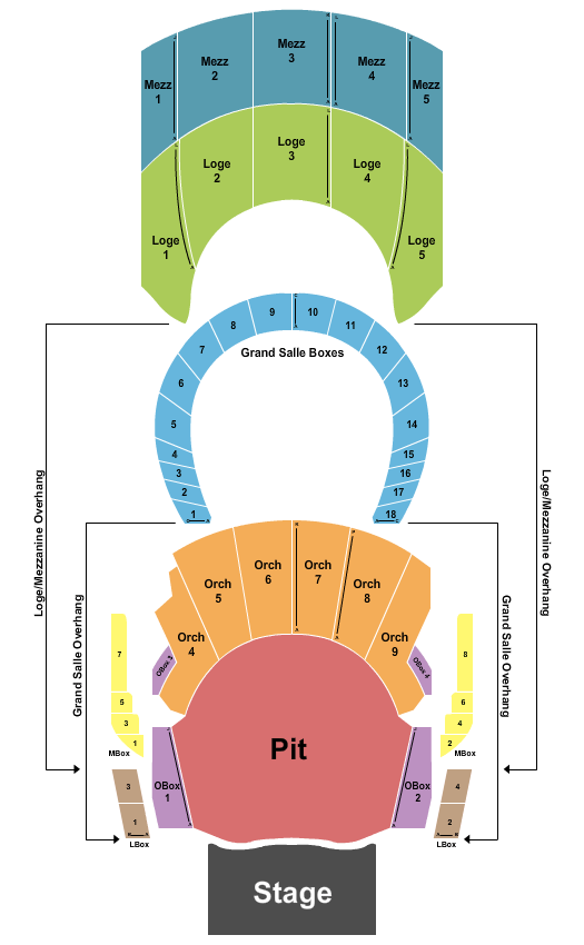 Freedom Hill Interactive Seating Chart