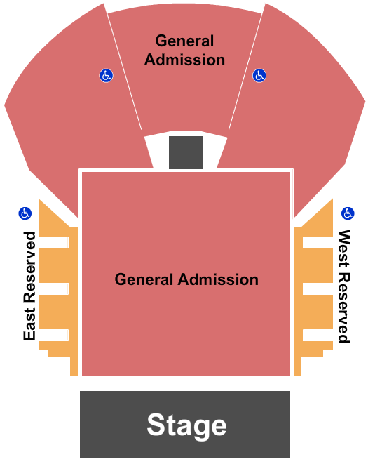 The Mission Ballroom Endstage GA Seating Chart