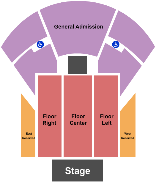 The Mission Ballroom End Stage Seating Chart