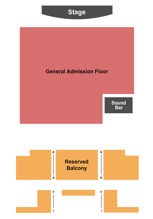 The Mulehouse GA Floor/Rsv Balc Seating Chart