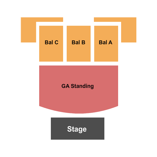 The National - VA Endstage 2 Seating Chart