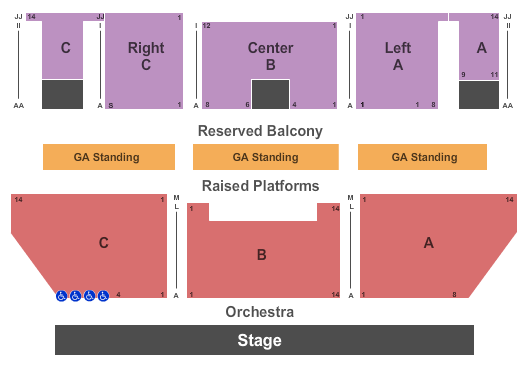 The National Seating Chart - Richmond