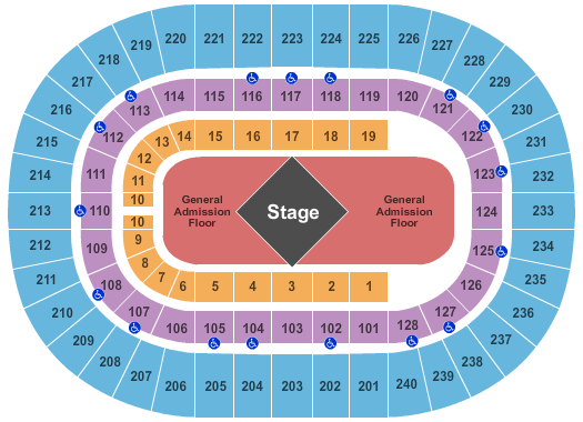 Nassau Veterans Memorial Coliseum Metallica 2017 Seating Chart
