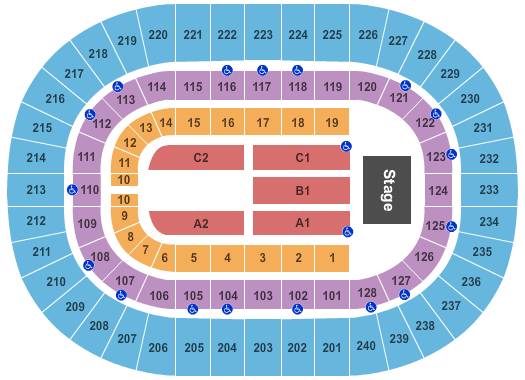 Nassau Veterans Memorial Coliseum End Stage Seating Chart