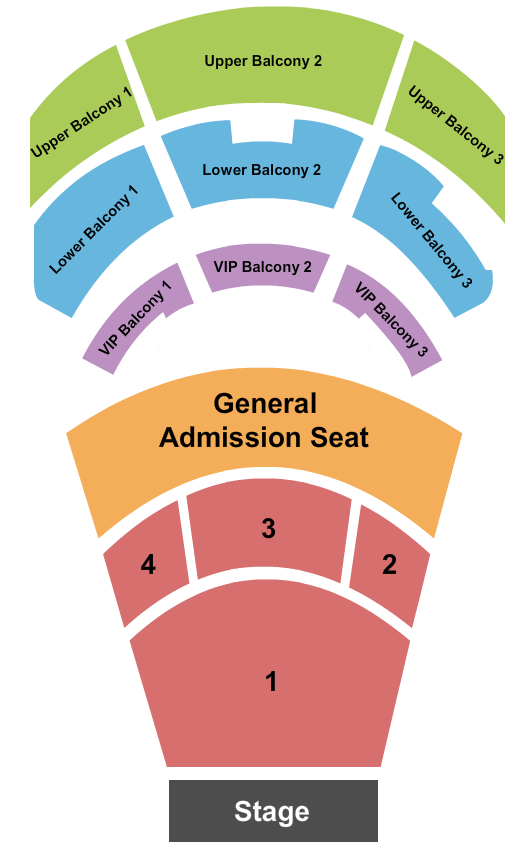 The Novo Seating Chart And Maps Los Angeles