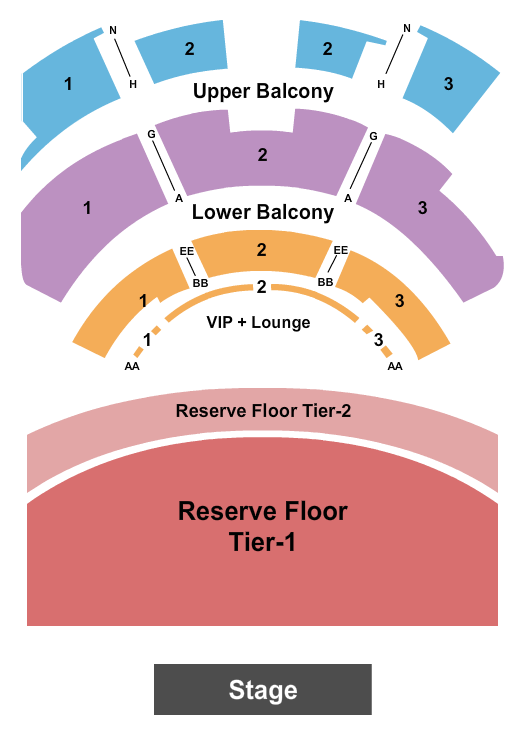 The Novo Resv Floor 3 Seating Chart