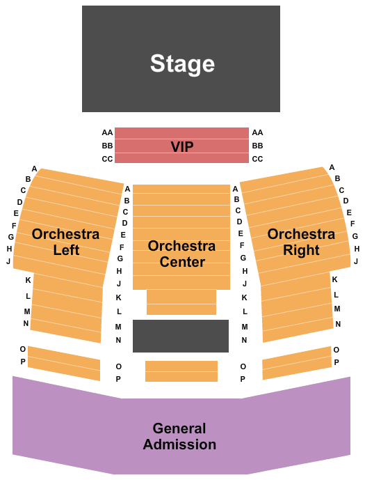 The Observatory - North Park Endstage Seating Chart