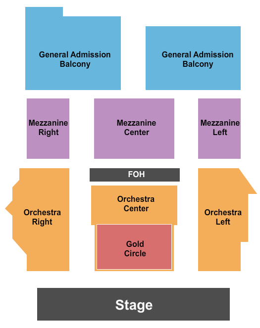 The Opera House - Brooklyn Seating Chart