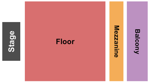 The Opera House - Toronto GA Floor/Mezz/Balc Seating Chart