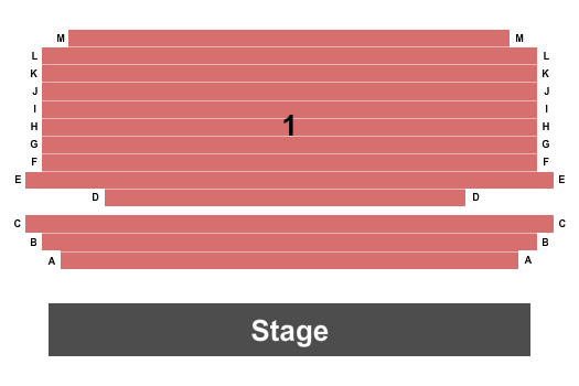 The Orange Hub End Stage Seating Chart