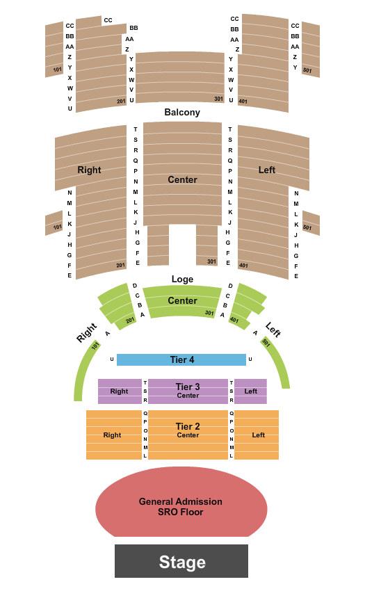 The Palace Theatre - St. Paul Seating Chart