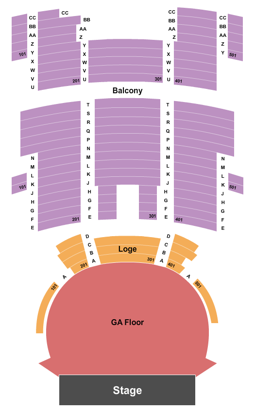 The Palace Theatre - St. Paul Seating Chart