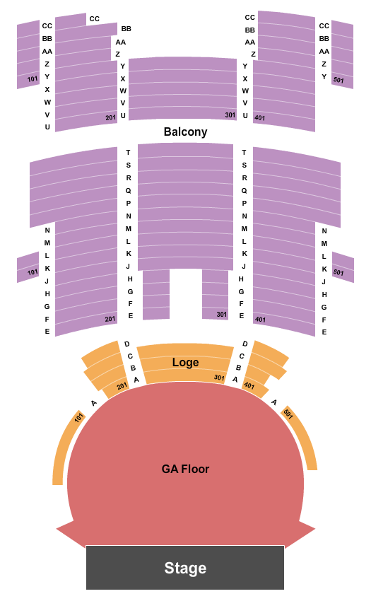 The Palace Theatre Calgary Seating Chart