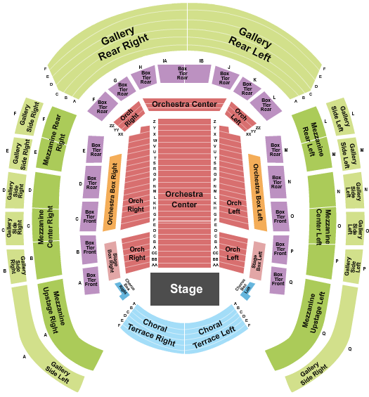 The Payne & Mencias Palladium At Allied Solutions Center For The Performing Arts Seating Chart