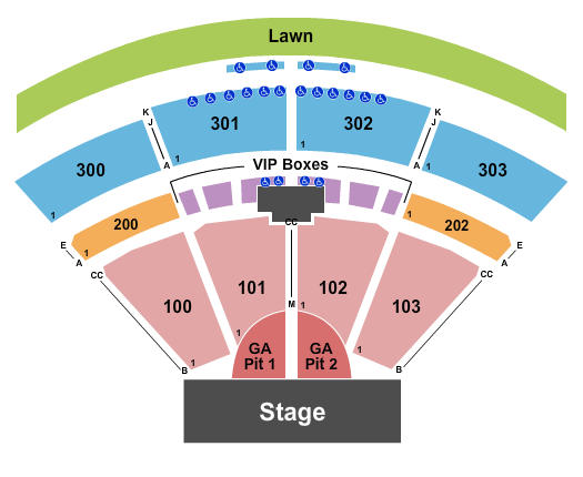 The Pavilion at Toyota Music Factory Brad Paisley Seating Chart
