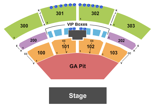 The Pavilion At Toyota Music Factory Seating Chart Irving