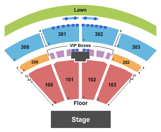 Seating Chart Irving Music Factory