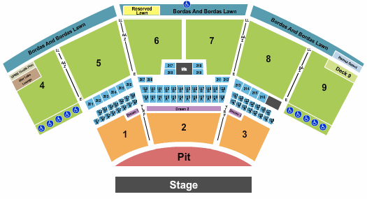 The Pavilion At Star Lake Endstage GA Pit 2023 Seating Chart