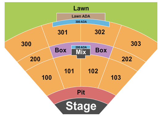 The Pavilion At Toyota Music Factory Seating Chart - Irving