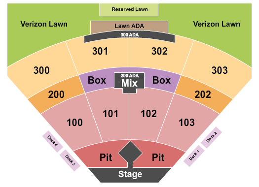 The Pavilion at Toyota Music Factory Backstreet Boys Seating Chart