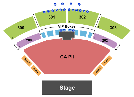 The Pavilion at Toyota Music Factory seating chart event tickets center