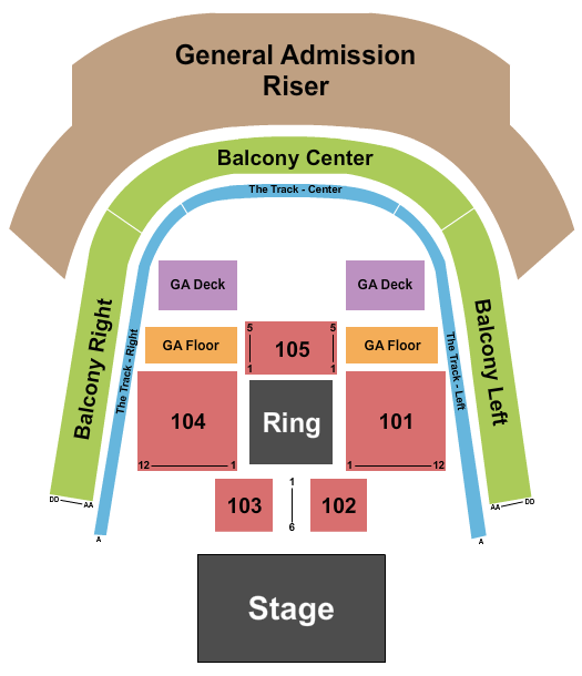 The Pinnacle At Nashville Yards WWE Seating Chart