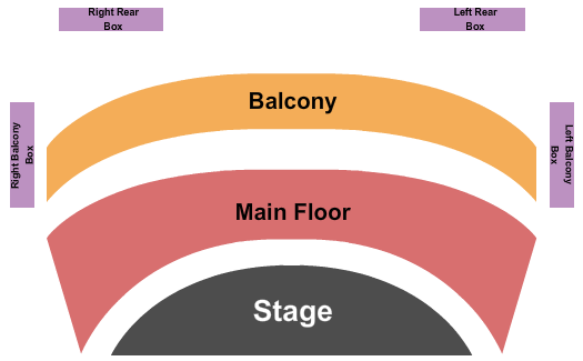 The Playhouse at Overture Center for the Arts End Stage Seating Chart