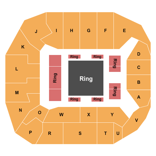 Adidas Arena Bellator Seating Chart