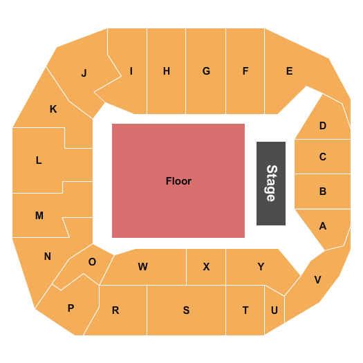 Adidas Arena Endstage Seating Chart