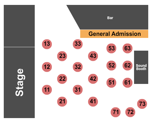The Post At River East GA & Tables Seating Chart