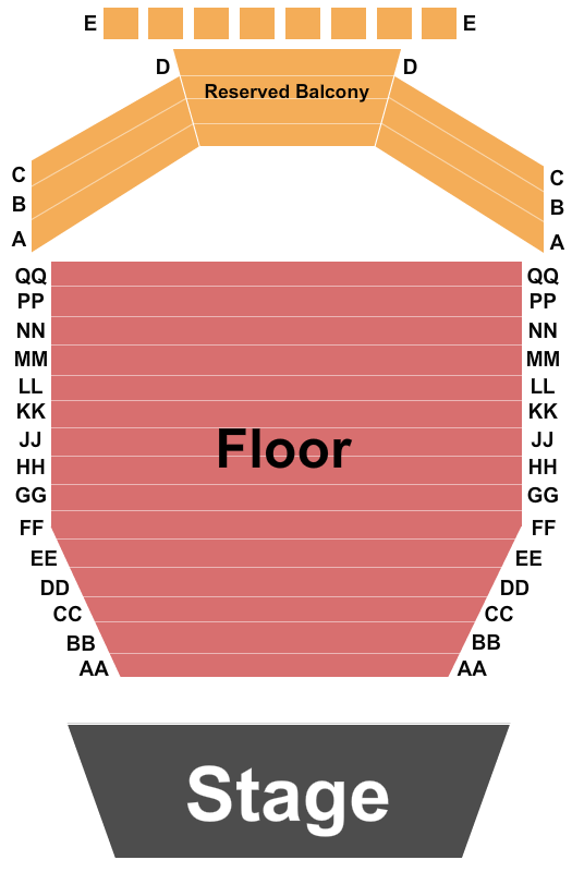 The Queen Wilmington De Seating Chart