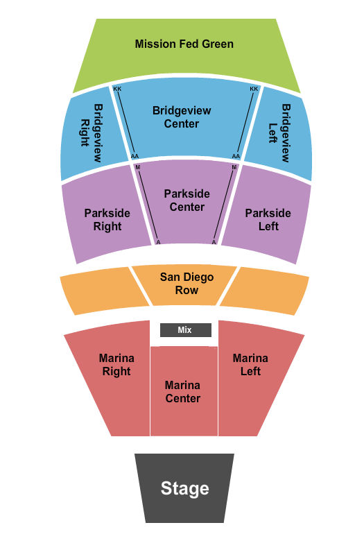 The Rady Shell at Jacobs Park Next Event Seating Chart