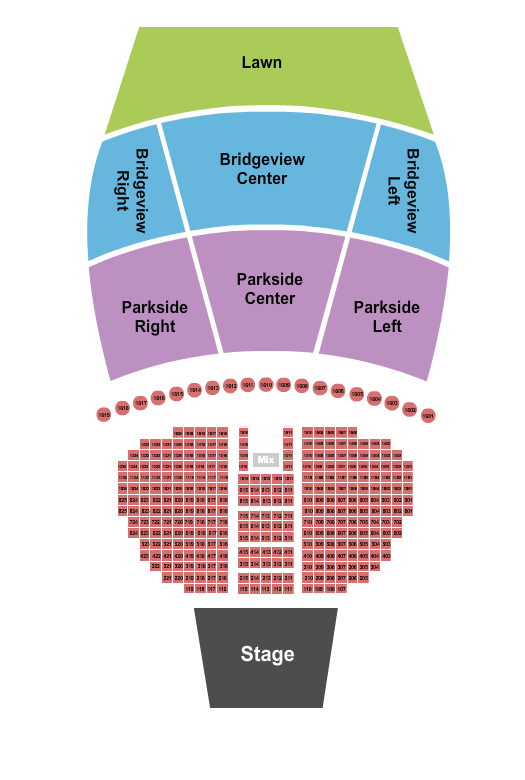 The Rady Shell at Jacobs Park Endstage Tables 3 Seating Chart