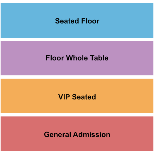 The Ramkat GA/VIP Seated/Flr TBL/Flr Seated Seating Chart