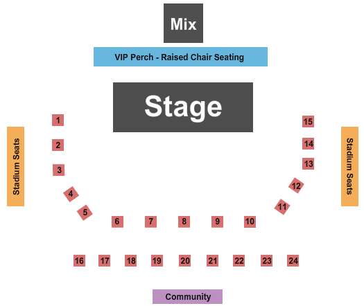 The Ramkat Mipso & Shay Seating Chart