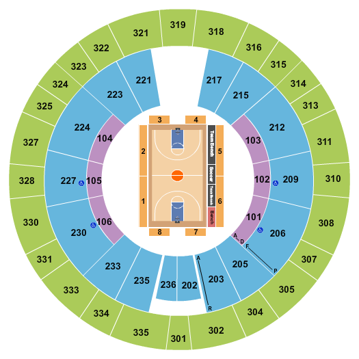 The Rapides Parish Coliseum Harlem Globetrotters Seating Chart