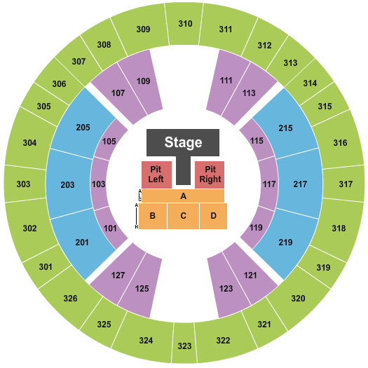 The Rapides Parish Coliseum Seating Chart