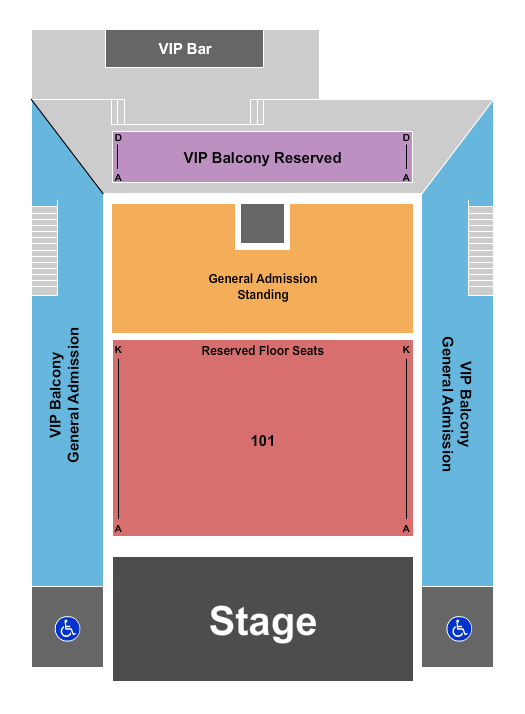 The Rave - Milwaukee Endstage RSV A-K Seating Chart