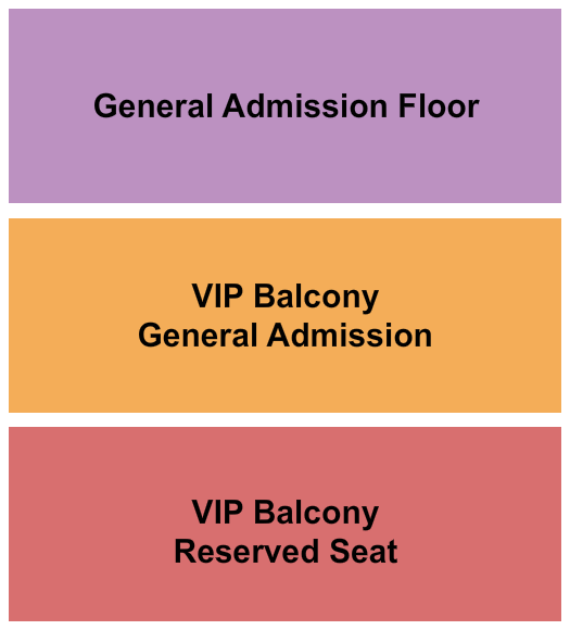 The Rave - Milwaukee GA/Reserved & GA Balcony Seating Chart