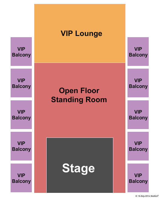 The Rave - Milwaukee End Stage GA Flr Seating Chart