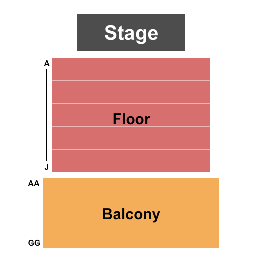 The Rex Theatre - NH End Stage Seating Chart