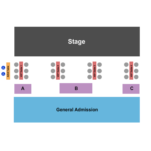 The Rialto Tables 2 Seating Chart