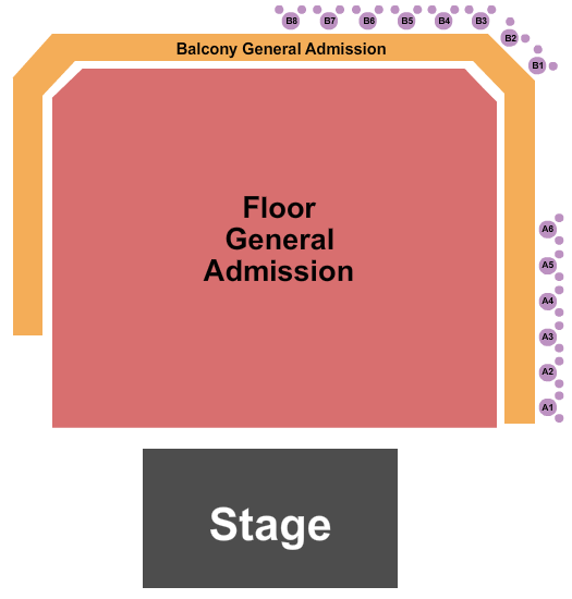 The Ritz - Raleigh GA Floor/GA Balcony Seating Chart