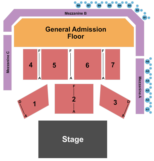 The Ritz - Raleigh Endstage 3 Seating Chart
