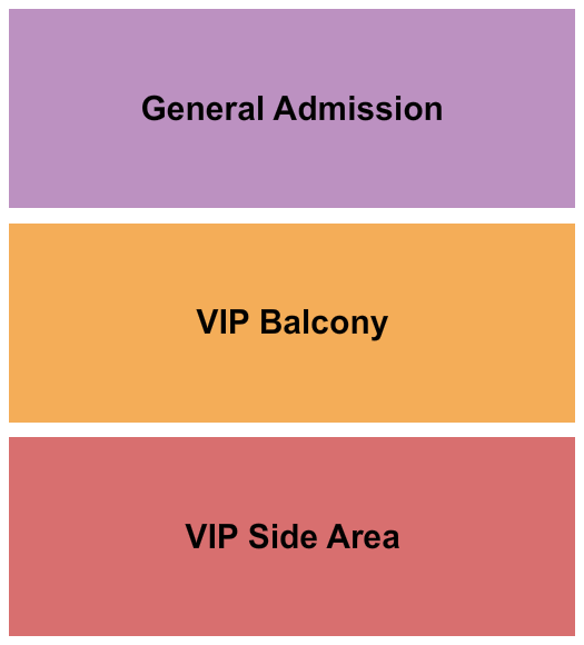 The Ritz Ybor GA/VIP Balc/VIP Side Seating Chart