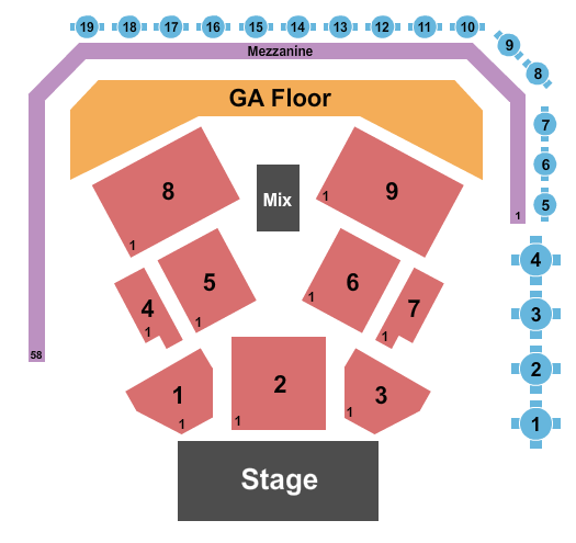 The Ritz - Raleigh Endstage 4 Seating Chart