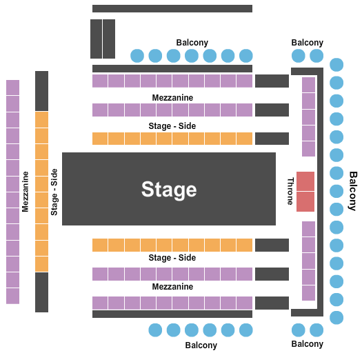 The Rose Theatre - Phoenix Seating Map