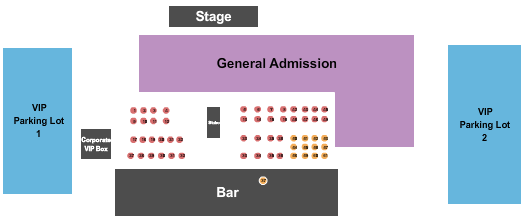 The Roundup - TX Endstage Tables 2 Seating Chart